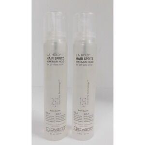 GIOVANNI L.A. Hold Hair Spritz - Maximum Hold Styling Spray, (2-Pack) - 2 x 5 oz